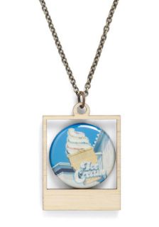 Picture Bliss Necklace in Ice Cream  Mod Retro Vintage Necklaces