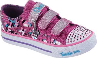 Girls Skechers Twinkle Toes Shuffles Glitter N Glitz
