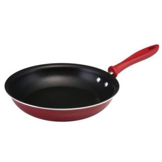 Farberware Promotional Aluminum 11 in. Sleeved Open Skillet in Red 10951