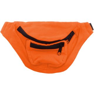 Bright Orange Fanny Pack Bag Bright Rave Club Festival 3 Pocket