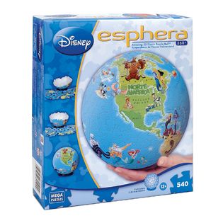 Mega Bloks Disney Esphera 9 Inch Globe