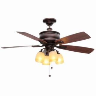 Hampton Bay Oakley 52 in. Oil Brushed Bronze Ceiling Fan AC413A OBB