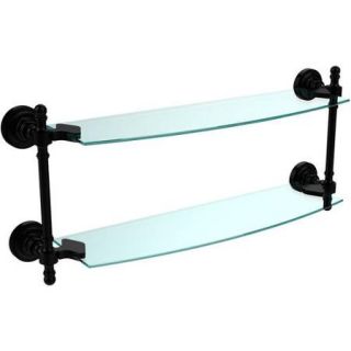 Retro Dot Collection 18" 2 Tiered Glass Shelf (Build to Order)