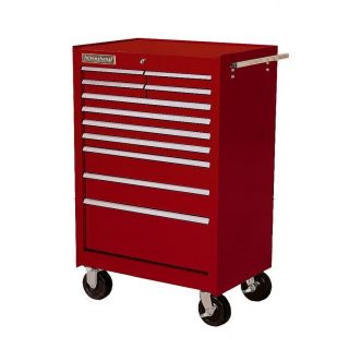 International Tool Storage 42 3/8 in x 27 in 11 Drawer Friction Steel Tool Cabinet (Red)