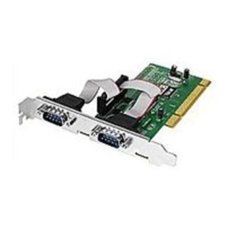 SIIG JJ P20511 S3 550 Value 2 Ports Serial Adapter   16 Mbps   PCI (Refurbished)