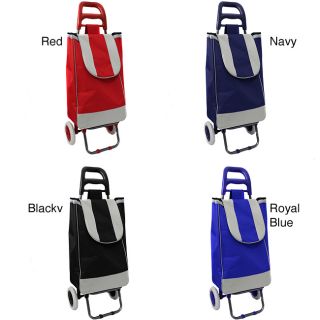 Easy Rolling Lightweight Collapsible Shopping Cart  