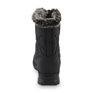 Athletech Womens Quade Black Winter Boot   Wide Width Available