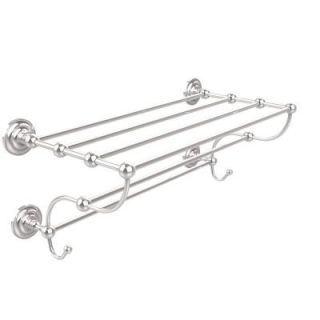 Allied Brass Prestige Que New Collection 24 in. W Train Rack Towel Shelf in Polished Chrome PQN HTL/24 5 PC