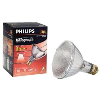 Philips 50 Watt Halogen PAR30 Longneck Flood Light Bulb DISCONTINUED 134072