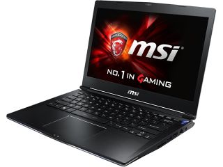 MSI GS Series GS30 Shadow 045 Gaming Laptop 4th Generation Intel Core i7 4870HQ (2.50 GHz) 16 GB Memory 256 GB SSD Intel Iris Pro Graphics 5200 Shared memory 13.3" Windows 8.1 64 Bit