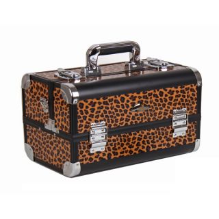 Shany Leopard Texture Premium Collection Makeup Train Case   15211538