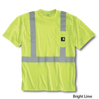 Carhartt Mens High Visibility Class 2 Short Sleeve Work Dry T Shirt (Style #K232) 420873