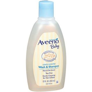 Aveeno Baby Wash & Shampoo, 12 Oz