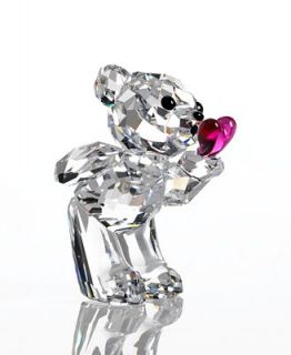 Swarovski Collectible Figurine, Kris Bear Blowing Kisses   Collectible