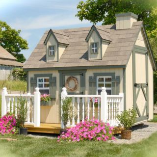 Little Cottage Company Cape Cod Playhouse Kit with No Floor