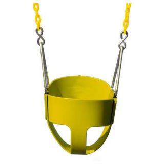 Gorilla Playsets Full Bucket Swing with Chain in Yellow 04 0008 Y/Y