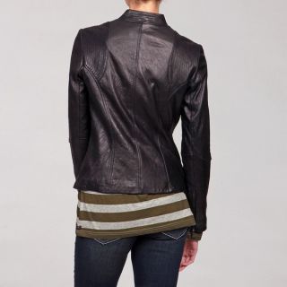 DKNY Womens Lambskin Leather Jacket  ™ Shopping   Top