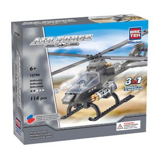 Brictek 3 in 1 Attack Helicopter   Toys & Games   Blocks & Building
