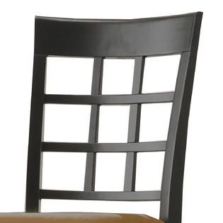 Oxford Creek  Black Lattice Dining Chairs (Set of 2)