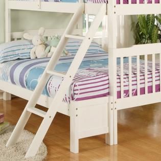 Oxford Creek  Twin Full Bunk Bed in White