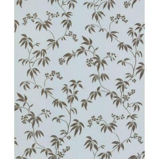 Brewster 8 in. W x 10 in. H Bamboo Floral Wallpaper Sample 282 64079SAM