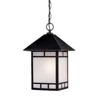 Acclaim Lighting Artisan Collection 1 Light Matte Black Outdoor Hanging Lantern 9026BK