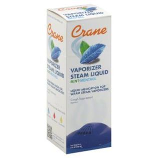 Crane USA  Vaporizer Steam Liquid, Mint Menthol, 8 fl oz (236 ml)
