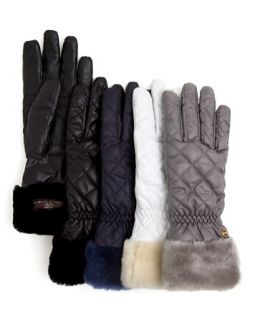 UGG Australia Quilted Tech Fabric Gloves