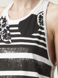 3.1 Phillip Lim Abstract Print Muscle Tank