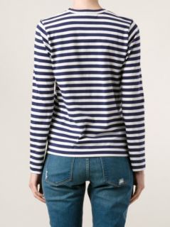 Comme Des Garçons Play Striped T shirt