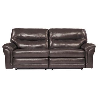 Banetonville 2 Seat Reclining Power Sofa   Metal   Signature Design by