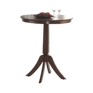 Hillsdale Furniture Plainview Bar Height Bistro Table in Brown