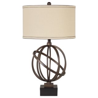 Signature Design by Ashley Shadell Metal Round Base Table Lamps (Set