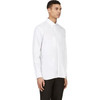 Sauvage White Pin Collar Shirt