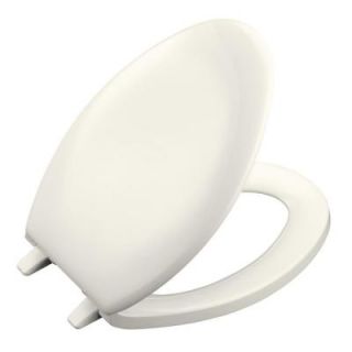 KOHLER Bancroft Elongated Closed front Toilet Seat with Quick Release Hinges in Biscuit K 4659 96