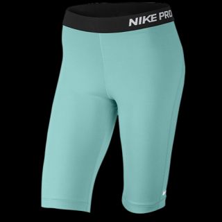 Nike Pro 11 Shorts   Womens   Training   Clothing   Carbon Heather/White