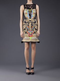 Cesar Arellanes Roman Print Dress