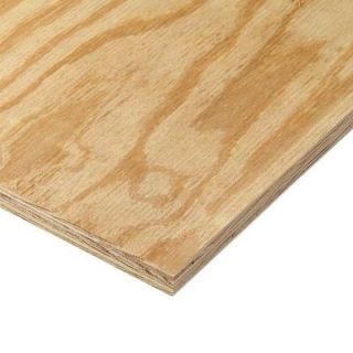 19/32 in. x 4 ft. x 8 ft. BC Sanded Pine Plywood 326135
