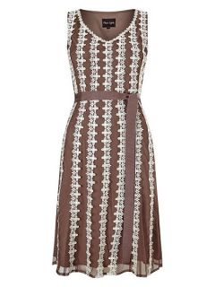 Phase Eight Chessy lace dress Brown