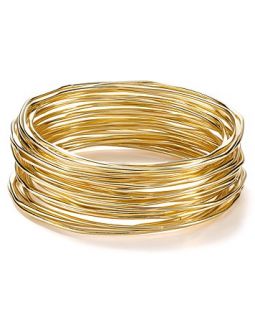 RJ Graziano Gold Stack Bangle Bracelets, Set of 24