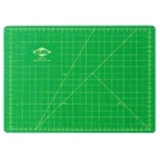 School Specialty Deluxe Professional Self Healing Cutting Mat   8. 5 x 11 inch   Green Black