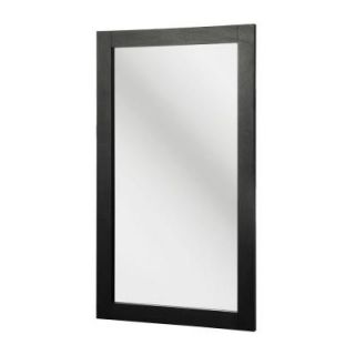 Foremost Kole 34 in. L x 19 3/4 in. W Framed Wall Mirror in Espresso KOEM1934