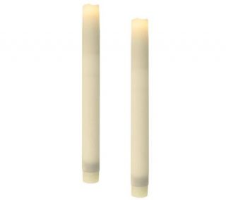 Pacific Accents Set of 2 Flameless 9 Taper Candles —