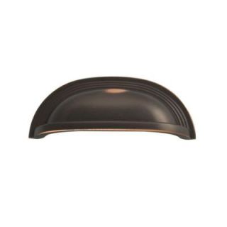 Hickory Hardware Deco 96 mm Oil Rubbed Bronze Cup Pull P3104 OBH
