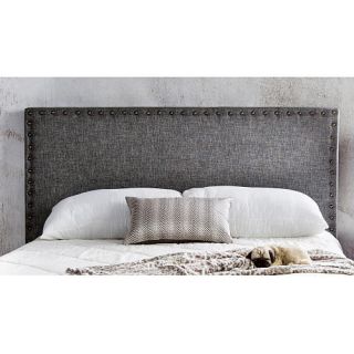 Furniture of America Marion Upholstered Full/Queen Headboard   Gray    Furniture of America