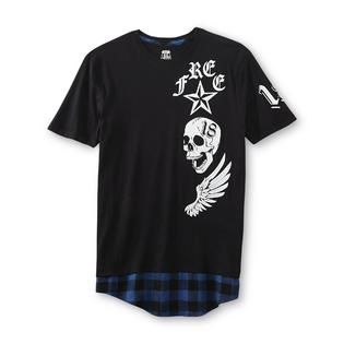 Route 66 Mens Layered Look Graphic T Shirt   Clothing, Shoes