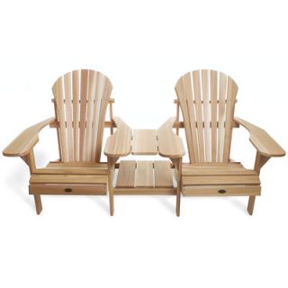 POLYWOOD® Classic 3 Piece Folding Adirondack Seating Group