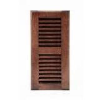 Image Wood Vents 4 x 12 Am Maple Self Rimming Air Register with Metal Damper in Spice DISCONTINUED FR412MR SP