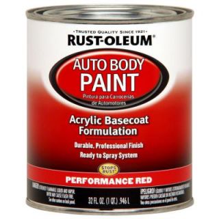 Rust Oleum Automotive 1 qt. Performance Red Auto Body Paint 253502