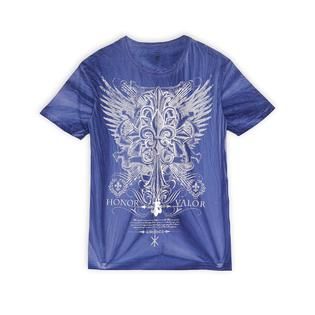 Route 66   Mens Graphic T Shirt   Winged Cross